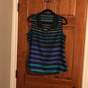 Banana Republic striped, silky tank